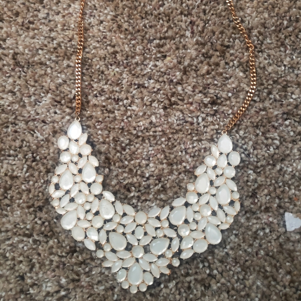 Gold Statement Necklace, Nickel Free